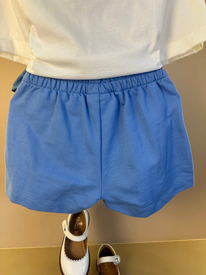 Conjunto Infantil Blusa Infantil Minnie Estampa de Tomate e Saia Shorts Infantil Laço Bordado de Tomate - Animê