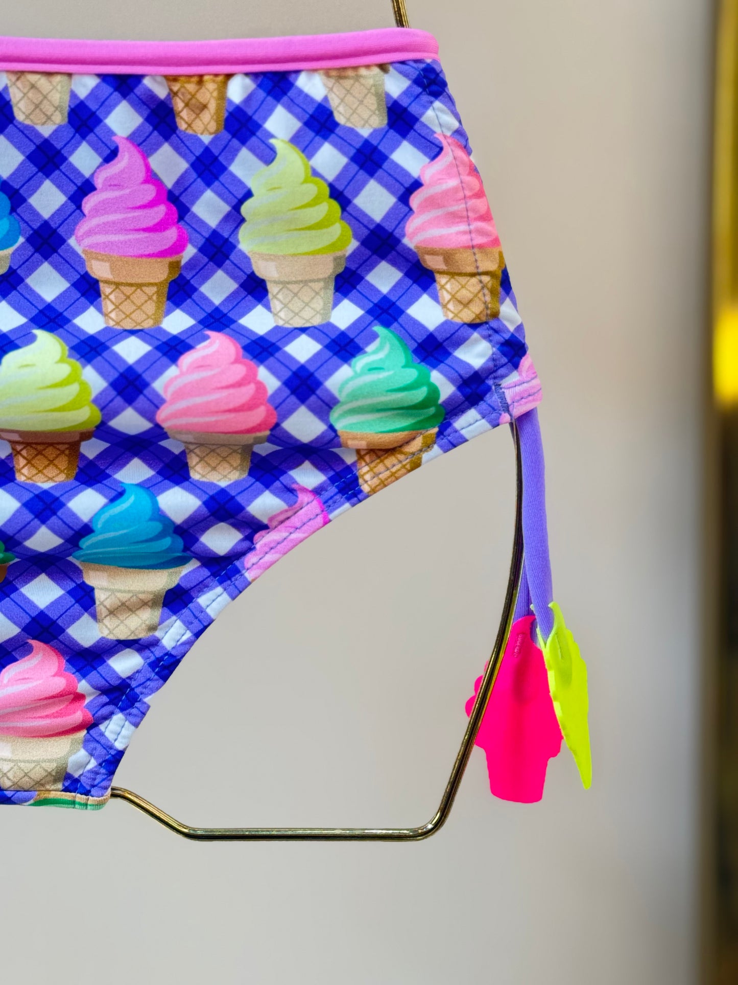 Biquíni Infantil Cropped Laila Ice Cream - Siri Kids