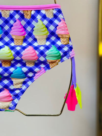 Biquíni Infantil Cropped Laila Ice Cream - Siri Kids