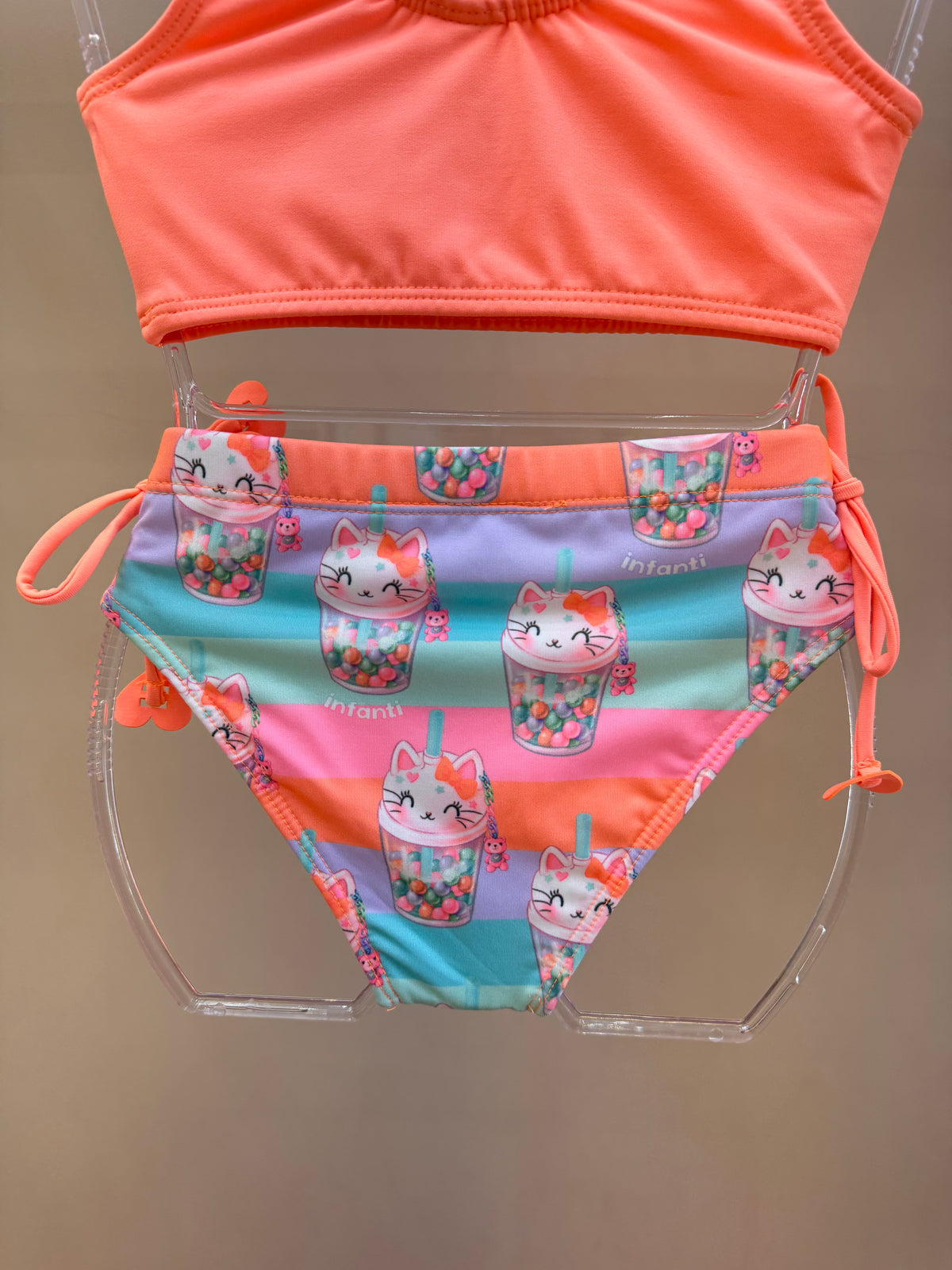 Biquíni Infantil Cropped Laranjinha - Infanti