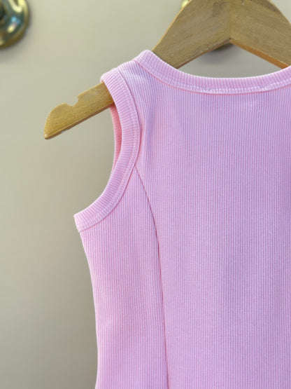 Regata Infantil Patche Coração Barbie Rosa Romântico - Pituchinhus