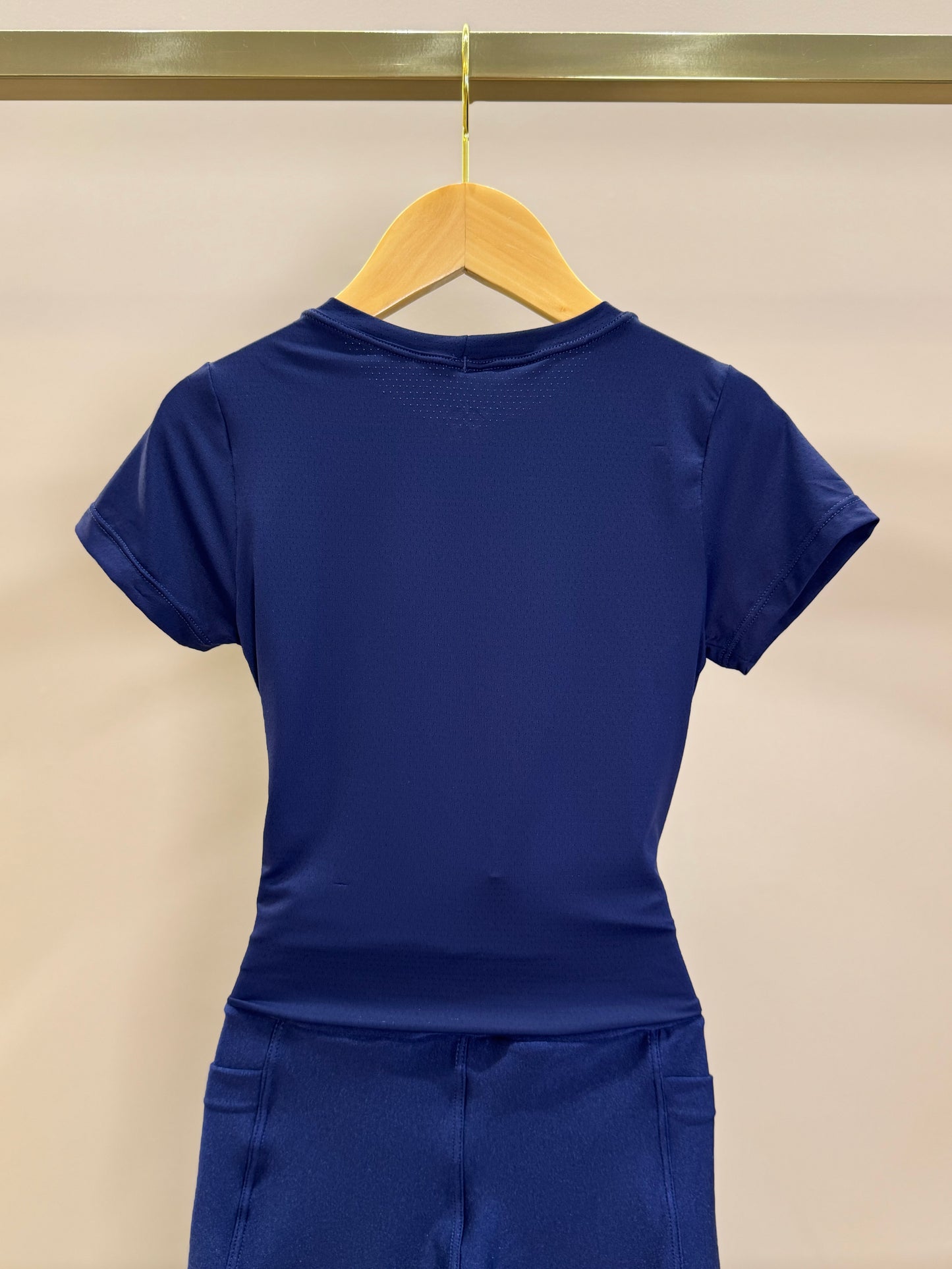 Conjunto Infantil Blusa Maria New Trip Marinho e Legging Fuseau Soraia Trilobal Marinho - Siri Sport