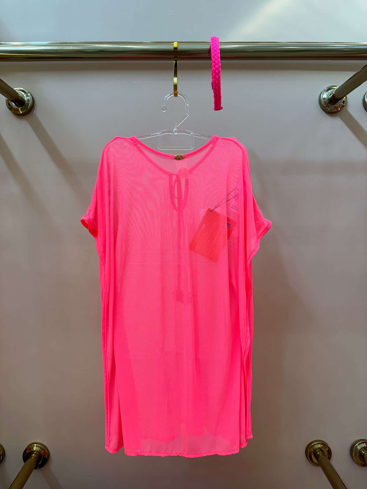 Kaftan Infantil Iris Rosa Fluor - Siri Kids