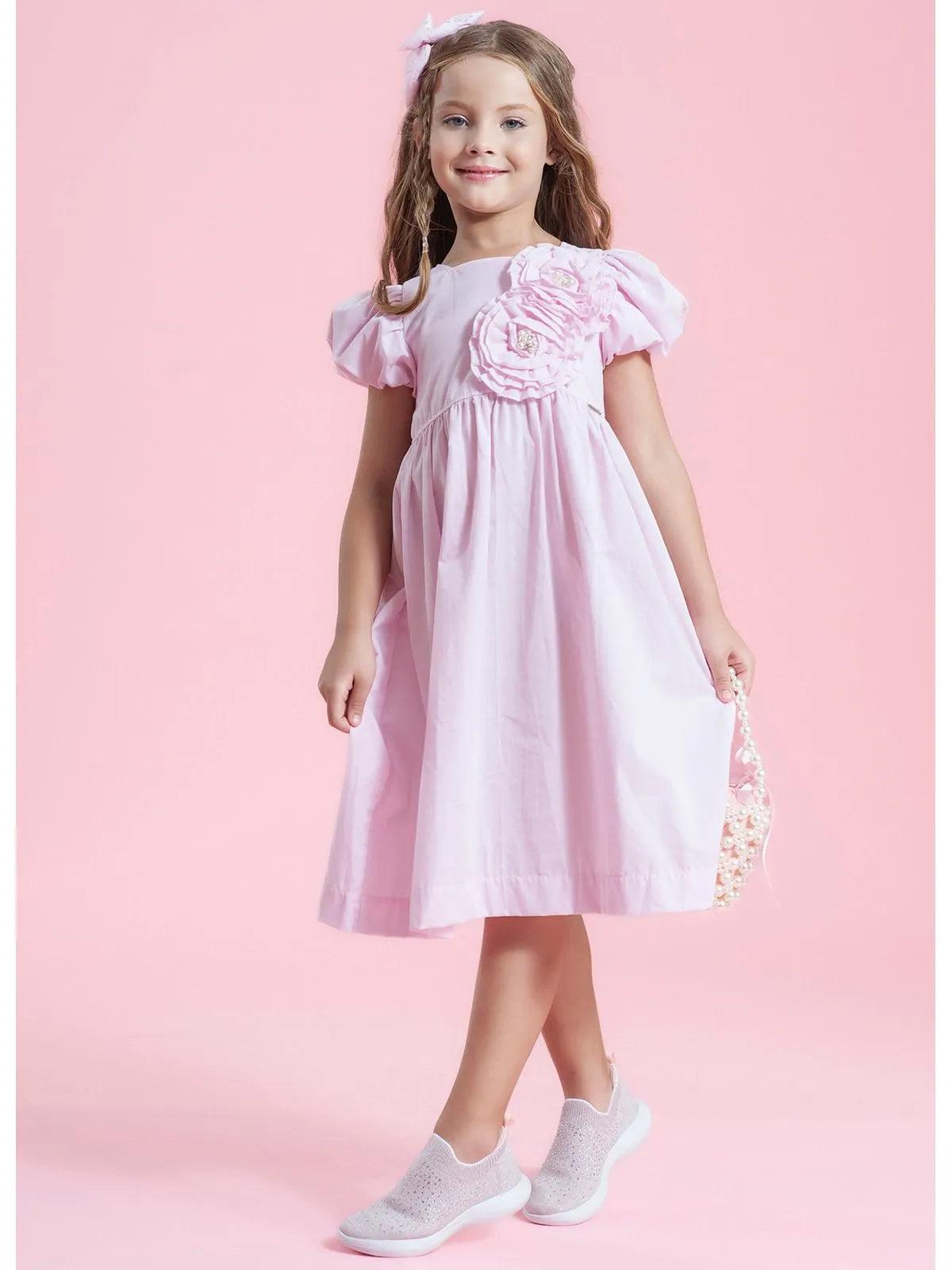 Vestido Maxi Flore Rosa - Pituchinhus - Gracia