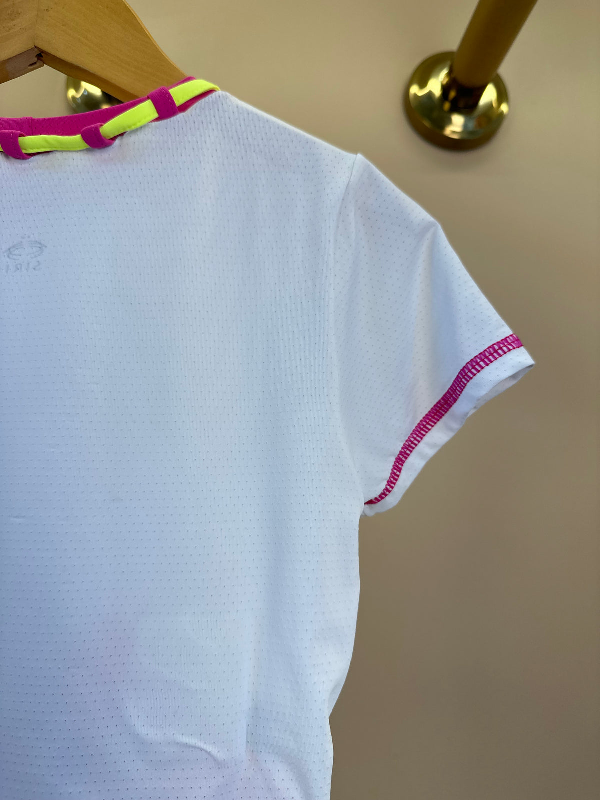 Conjunto Infantil Cropped Fernanda Dry e Saia Fernanda Dry Badminton Branco - Siri Sport