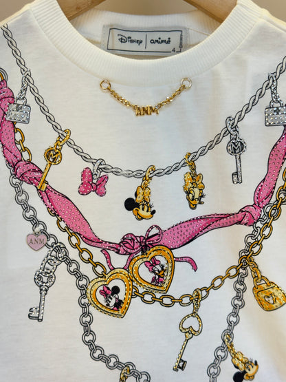 Conjunto Infantil Blusa e Saia Essentials Disney - Animê