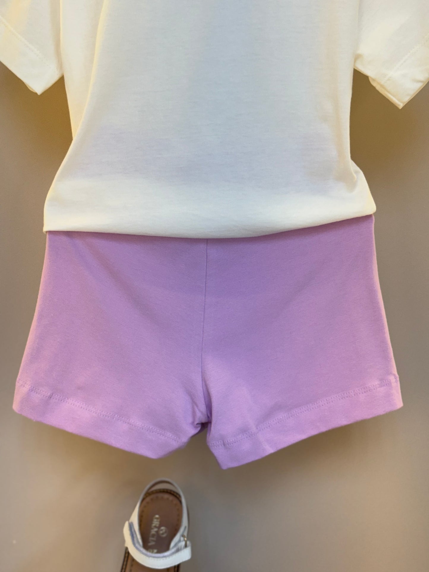 Conjunto Infantil Blusa Lovely e Shorts-Saia Lenço -  Animê