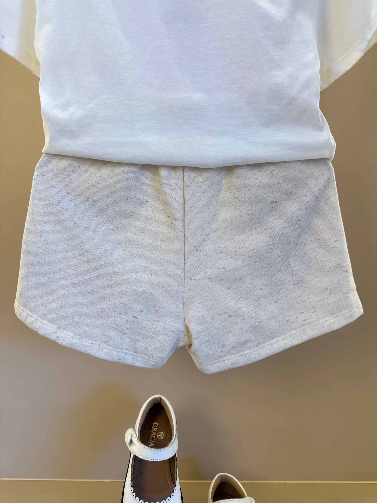 Conjunto Infantil Blusa Charms e Shorts Bolsos Corações - Infanti