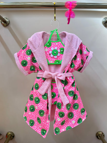 Roupão Infantil Isabela Est Kiwi - Siri Kids