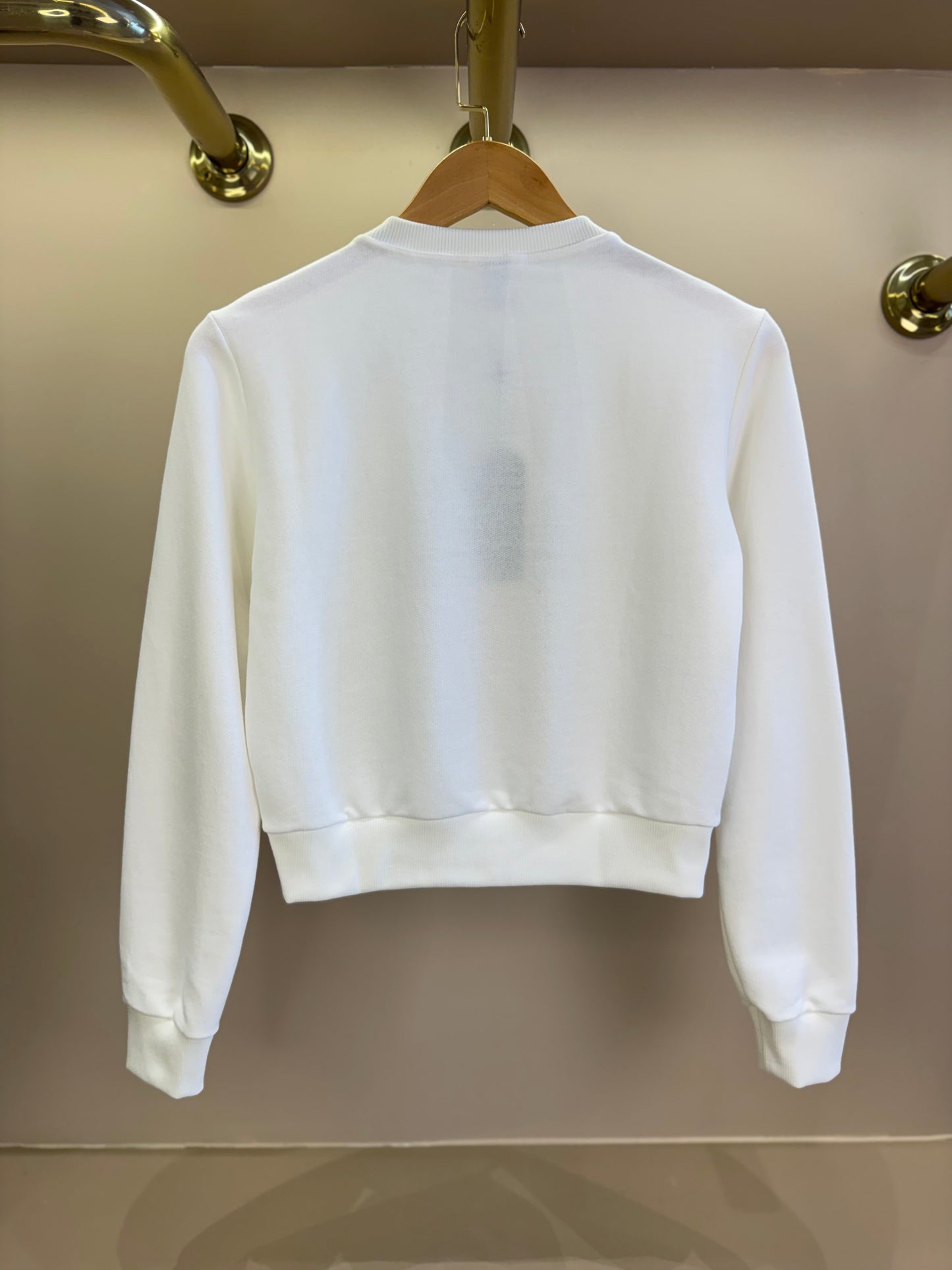Blusa Moletom Teen Ursinha College Off White - Two In
