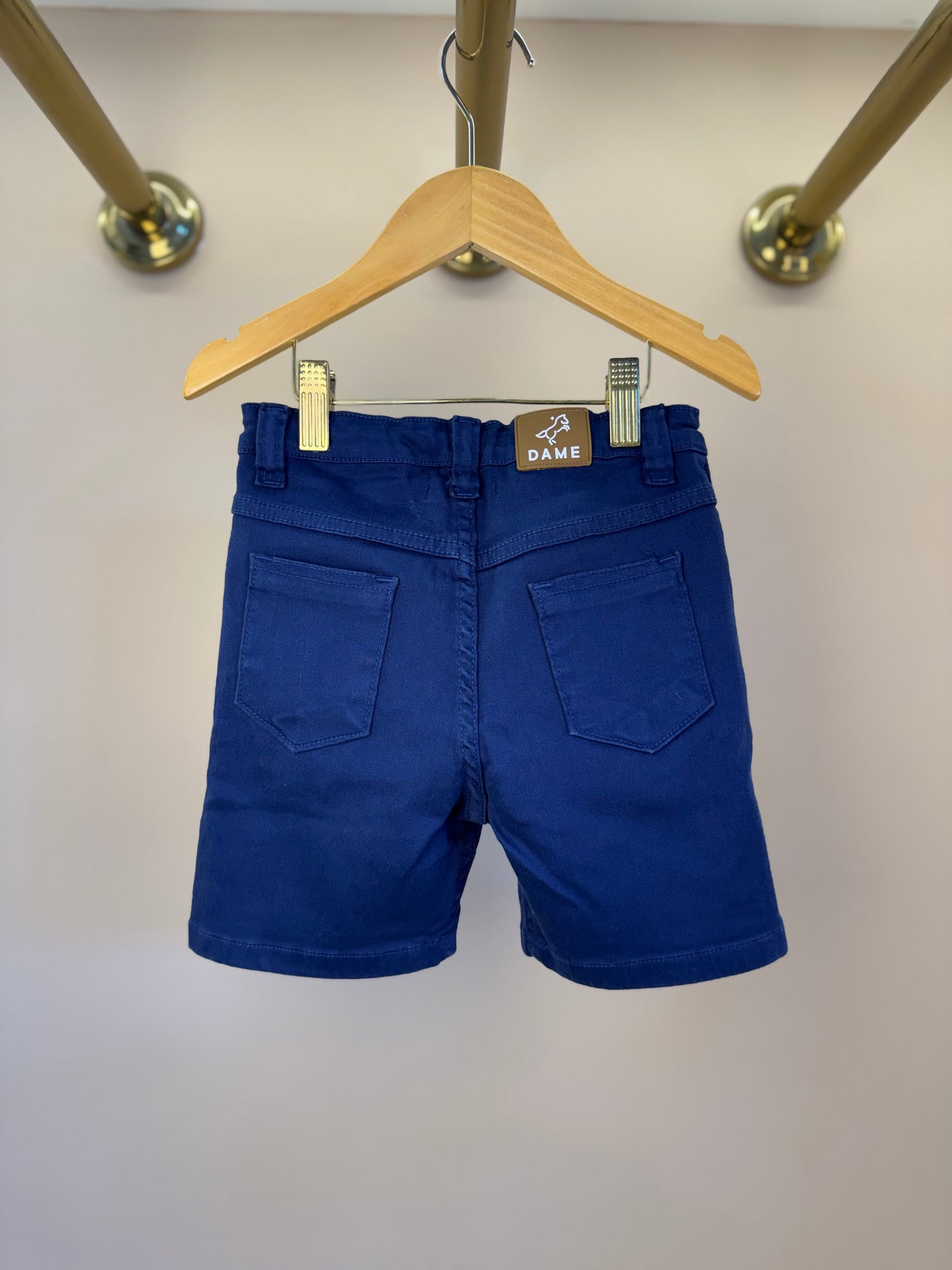 Bermuda Infantil Sarja Elastano Marinho - Dame