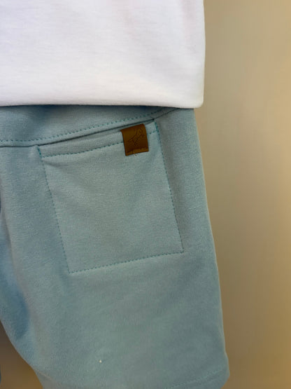 Conjunto Infantil Camiseta Algodão NFL Teddy Torcedores e Bermuda Básica Moletom Algodão Malibu - Dame