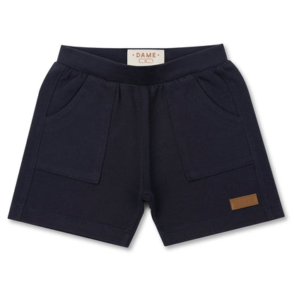 Conjunto Bebê Body Suedine Algodão Teddy Birken Linho e Bermuda Moletom Algodão Profundo - Dame