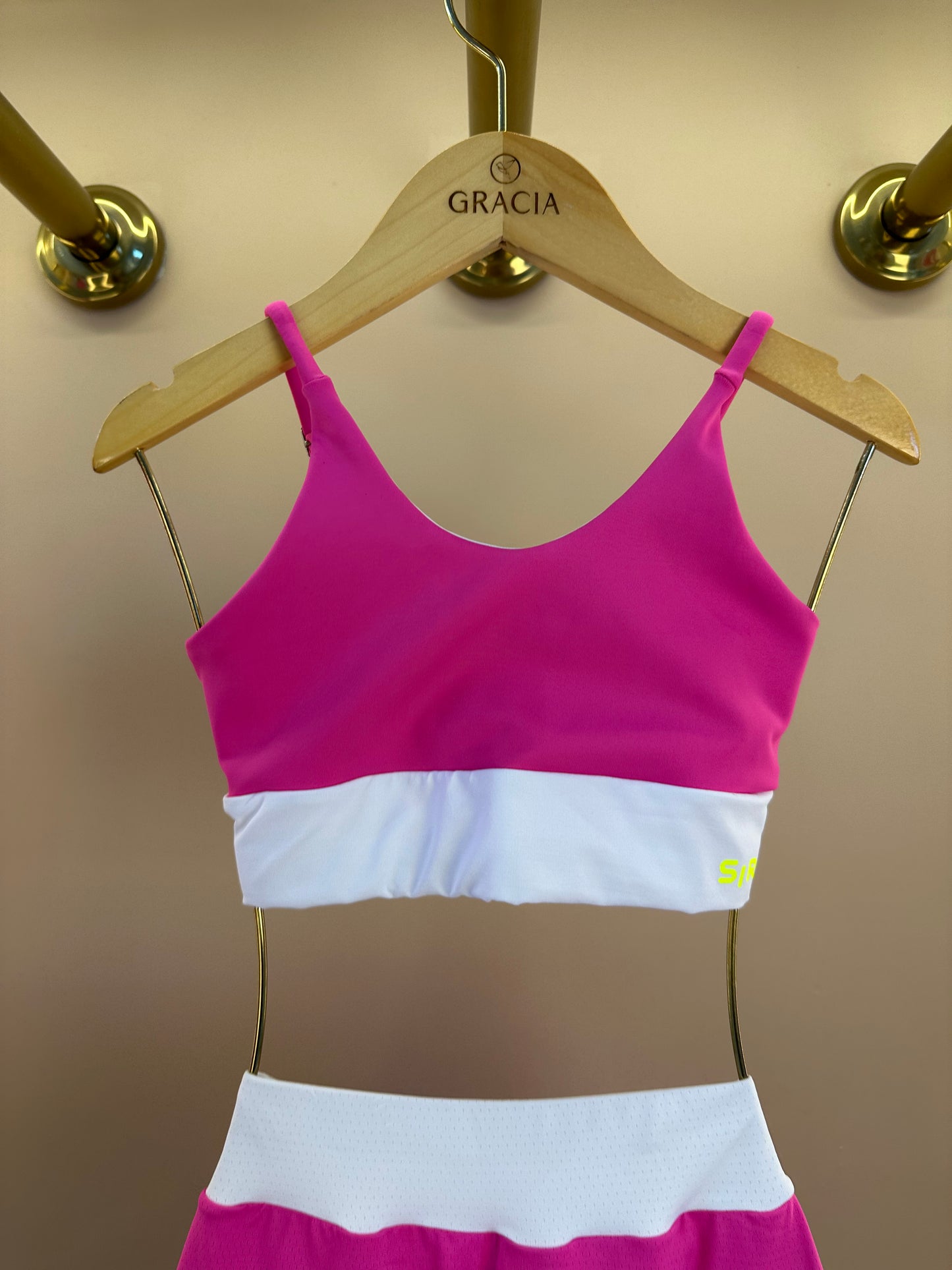 Conjunto Infantil Top Sara Six e Saia Fernanda Dry Badminton - Siri Sport
