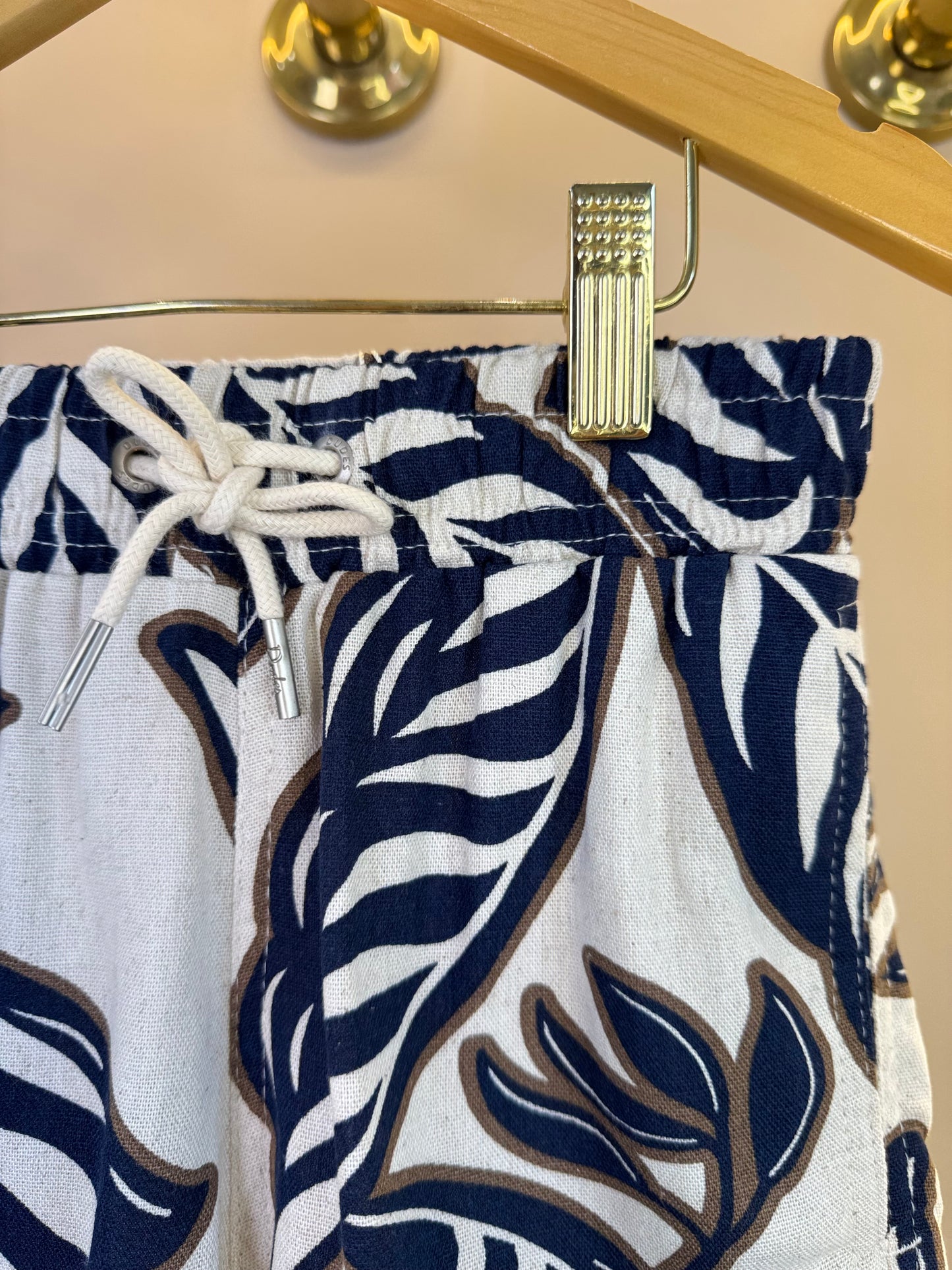 Shorts Infantil Linho Fresh Marinho - Dudes