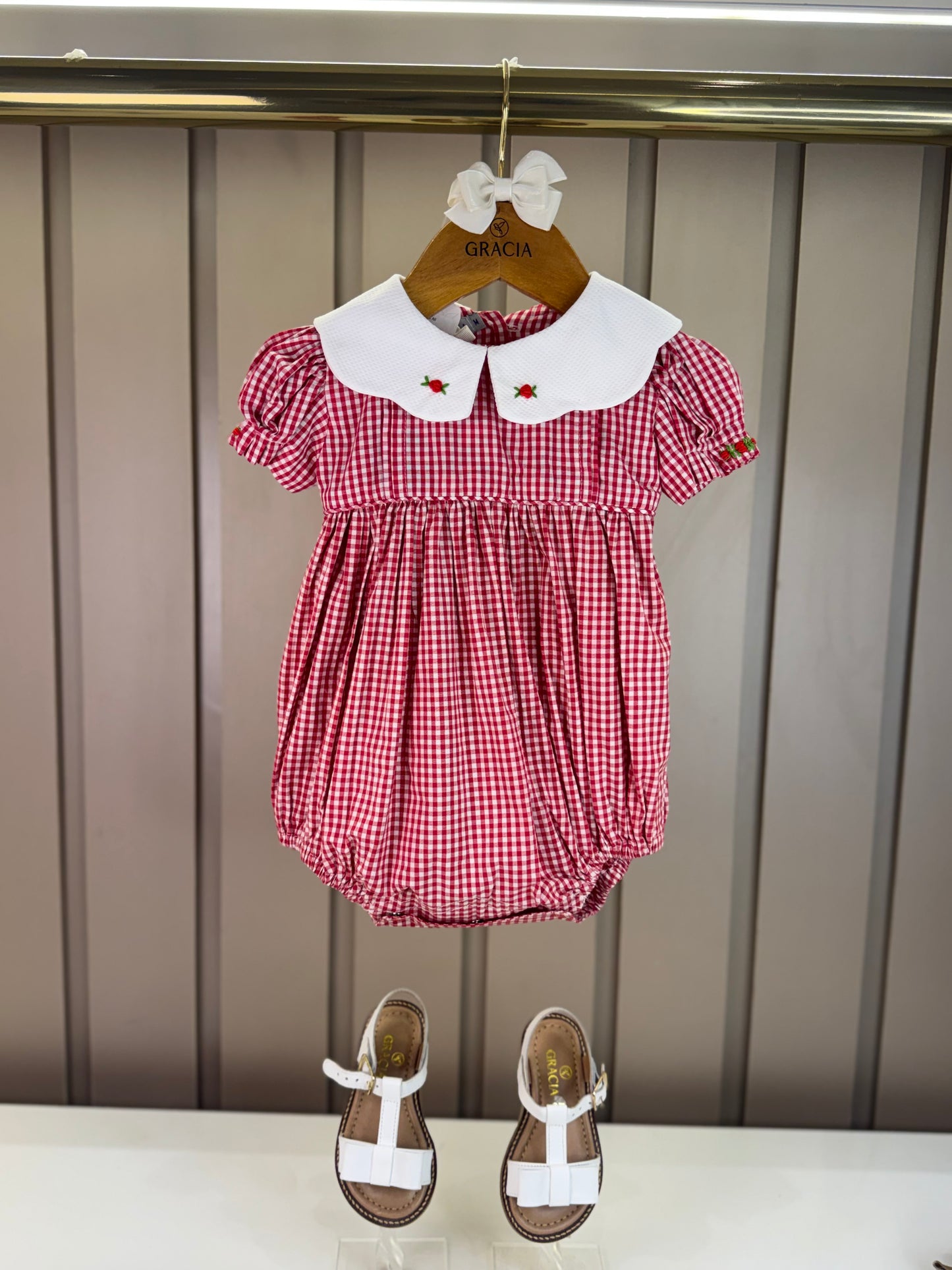 Pimpão Bebê Clássico Algodão Bella Vermelho - Gracia