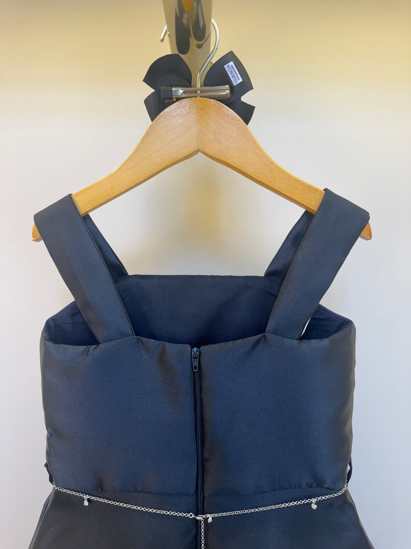 Vestido Infantil Zibeline com Cinto de Corrente - Petit Cherie