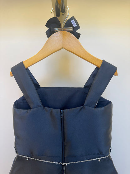 Vestido Infantil Zibeline com Cinto de Corrente - Petit Cherie