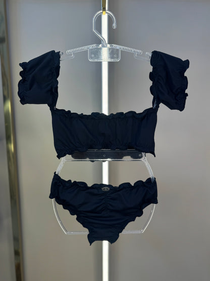 Biquíni Teen Ciganinha Fran Preto - Siri Kids