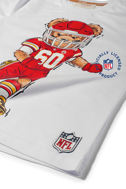 Camiseta Infantil Algodão Teddy Kansas City Chiefs NFL - Dame