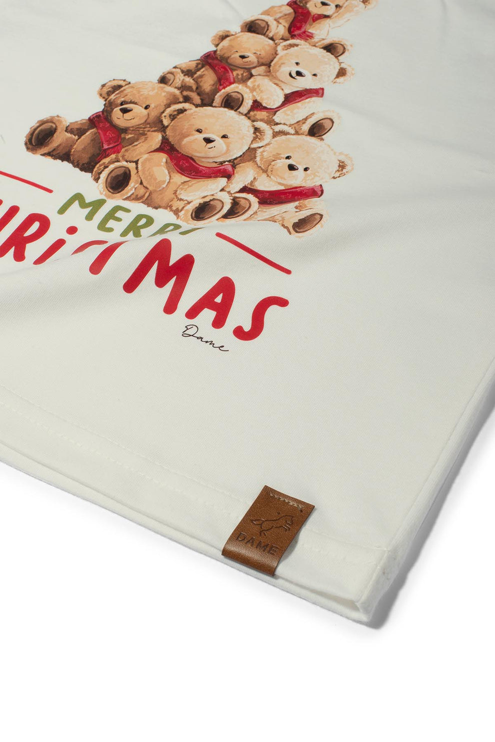 Camiseta Infantil Algodão Teddy Natal MC - Dame