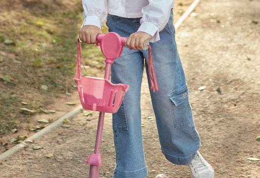 Calça Jeans Infantil  Wide Cargo Com Cinto - Gabriela Aquarela
