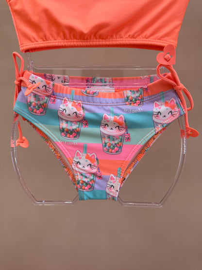 Biquíni Infantil Cropped Laranjinha - Infanti