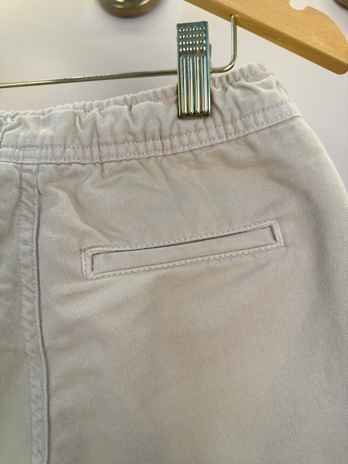 Shorts Infantil Sarja Areia - Reserva Mini