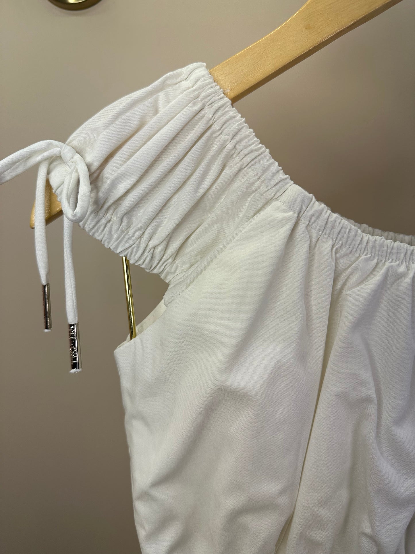 Conjunto Teen Blusa Tricoline Elástico Cintura e Saia Detalhes Bolsos - Two In