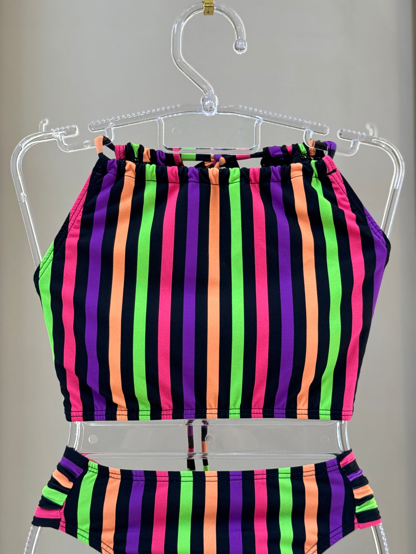 Biquíni Teen Cropped Bia Stripes - Siri Kids