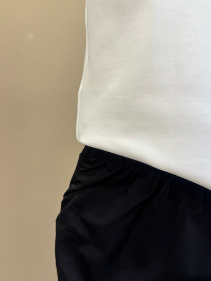 Conjunto Teen Blusa Regata e Short-Saia Off White - Vic Vick