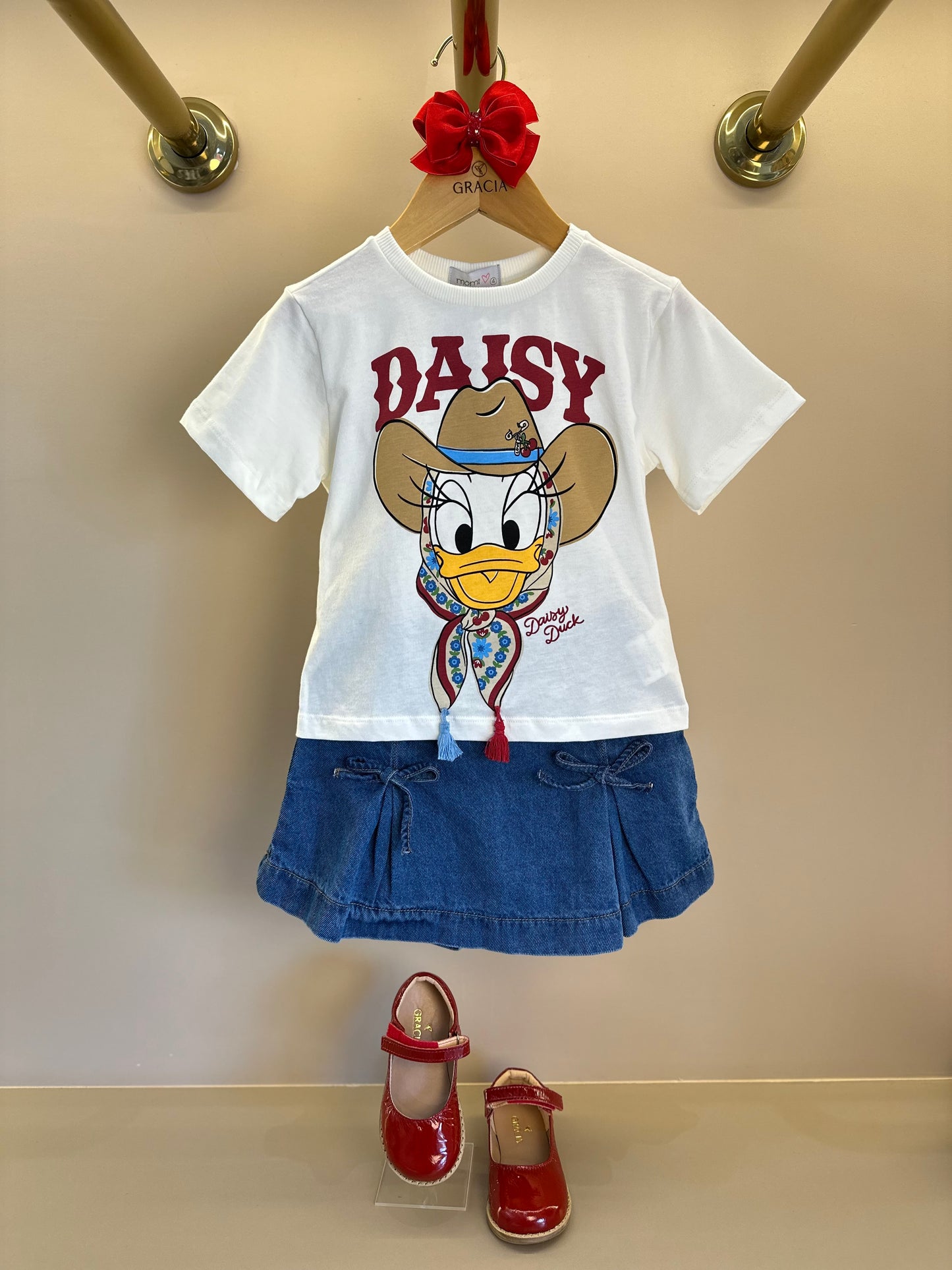 Blusa Infantil  Daisy Com Barbicachos - Momi