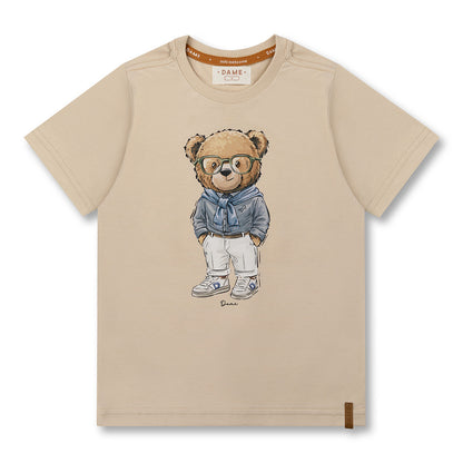 Camiseta Infantil Algodão Teddy Faria Linho - Dame