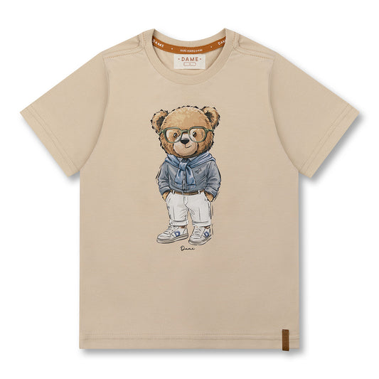 Camiseta Infantil Algodão Teddy Faria Linho - Dame