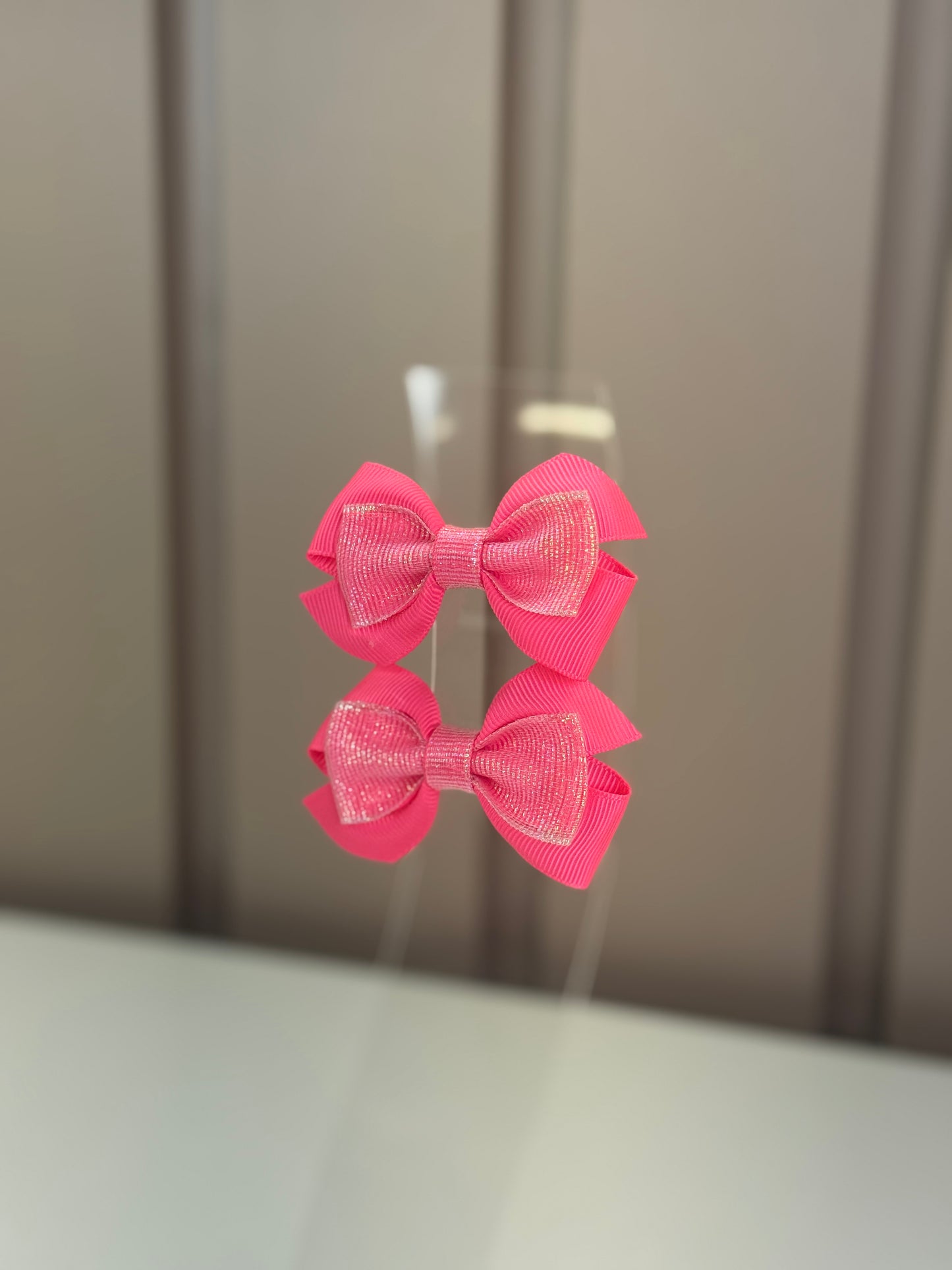 Laço Infantil Special Boreal Rosa Fluor Parzinho P - Gracia