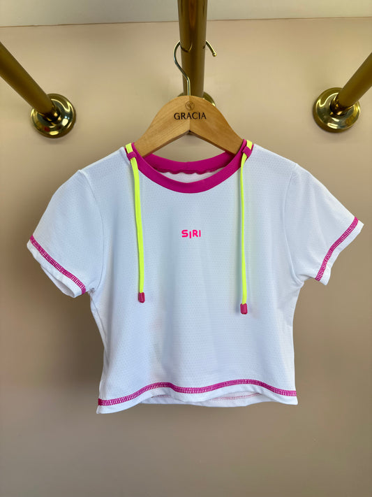 Cropped Infantil Fernanda Dry Badminton - Siri Sport