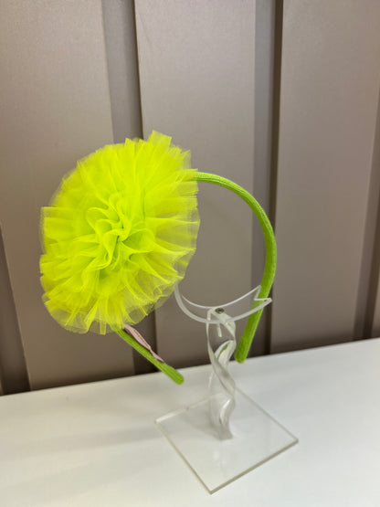 Arquinho Infantil Maxi Flor Tule - Pituchinhus