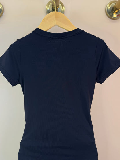 Conjunto Infantil Blusa Maria New Trip e Bermuda Eloisa Trilobal Básico Preto - Siri Sport