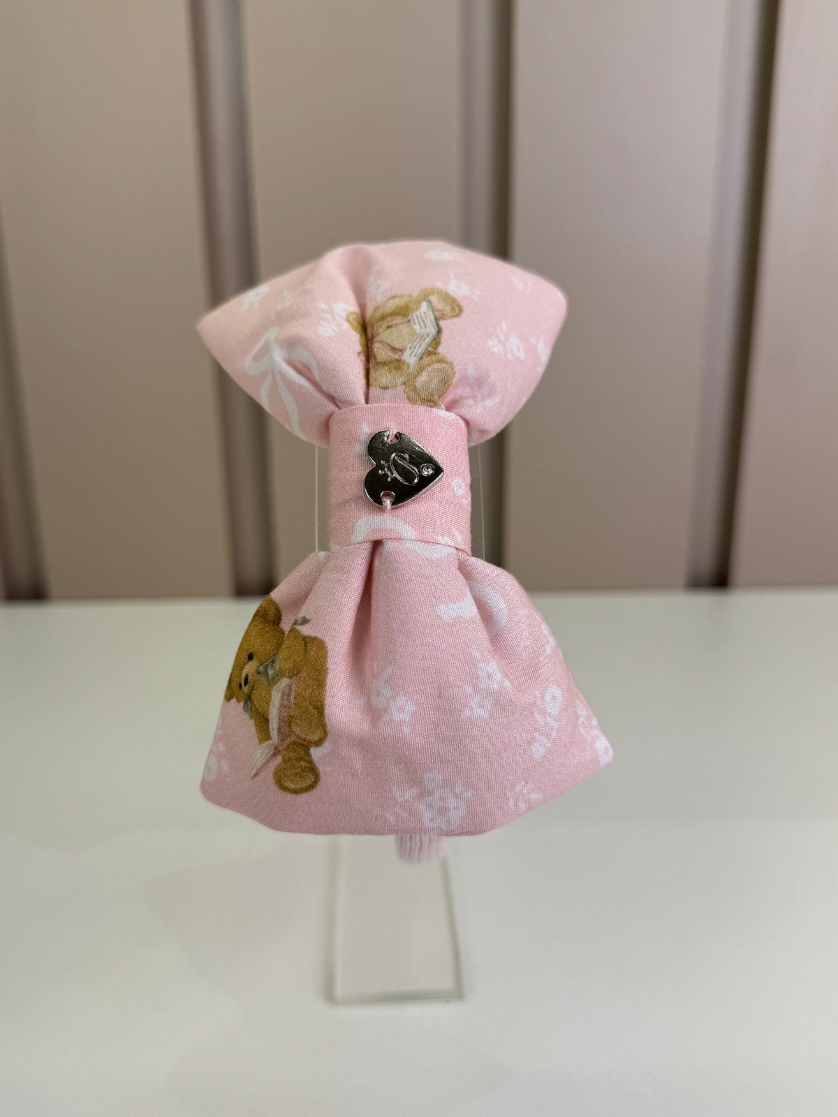 Tiara Infantil Laço Flores e Ursinhas - Pituchinhus