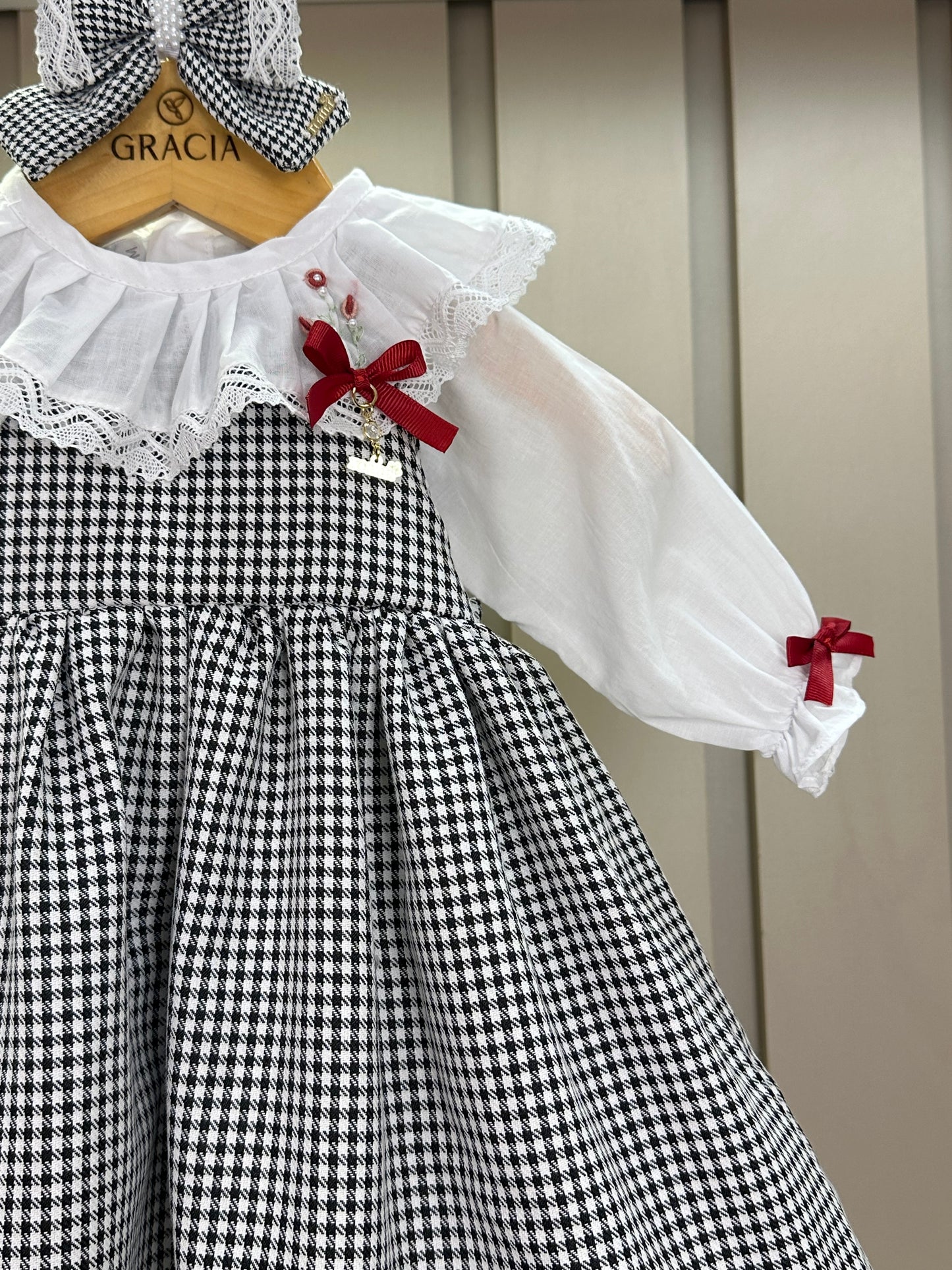 Vestido Bebê Pied Poule - Roana