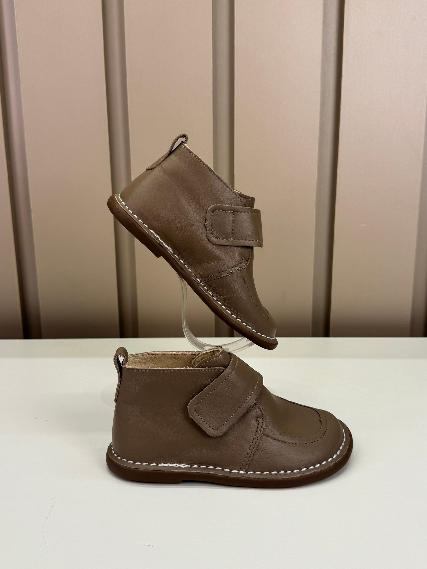 Bota Infantil Couro Caçador Grigio - Petit Cheval
