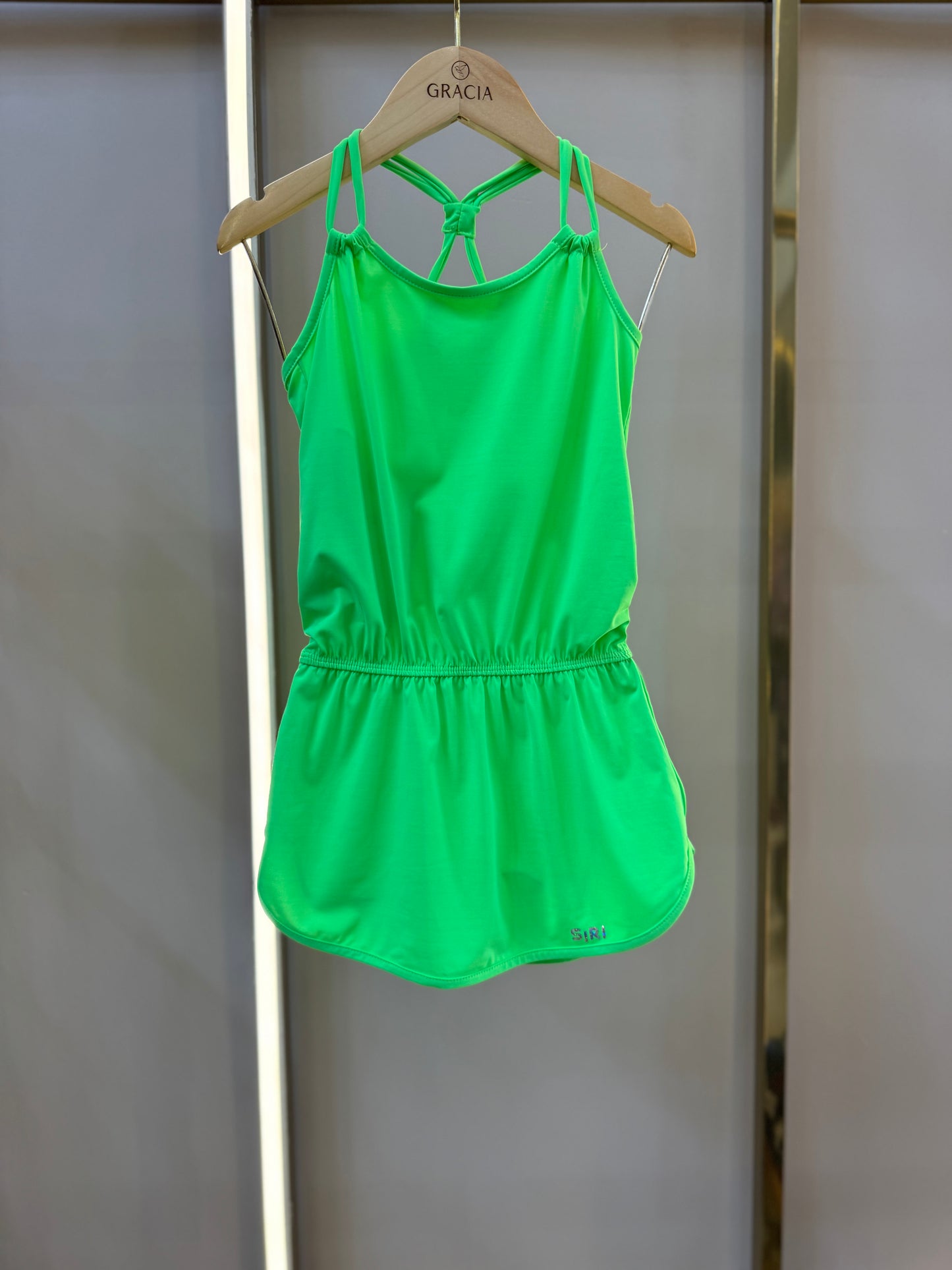 Vestido Infantil Cris Verde - Siri Kids