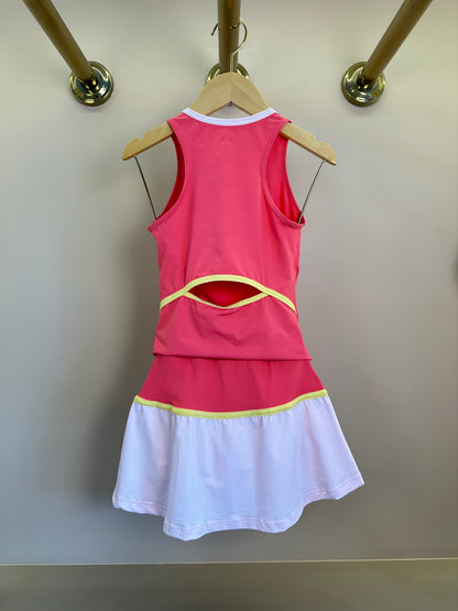 Conjunto Infantil Regata Júlia Chloe e Saia Flávia Beach Tennis