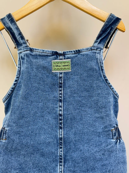 Jardineira Infantil Jeans Disney - Animê