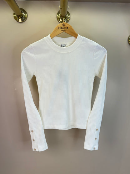 Blusa Teen Canelada com Botões - Two In