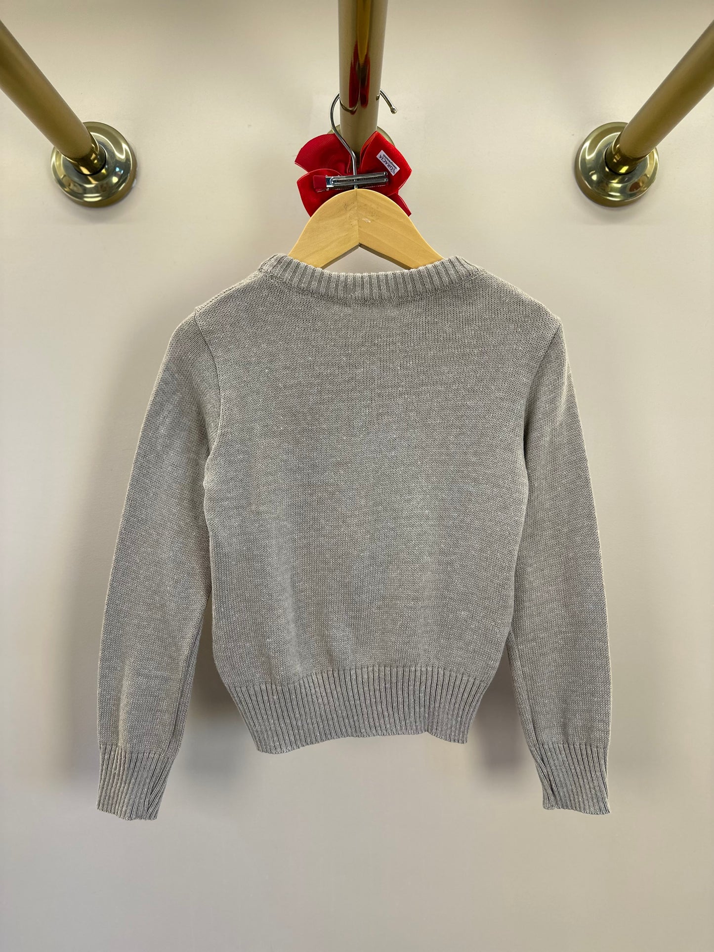 Blusa Infantil Tricot Ursinho Bege - Um Mais Um