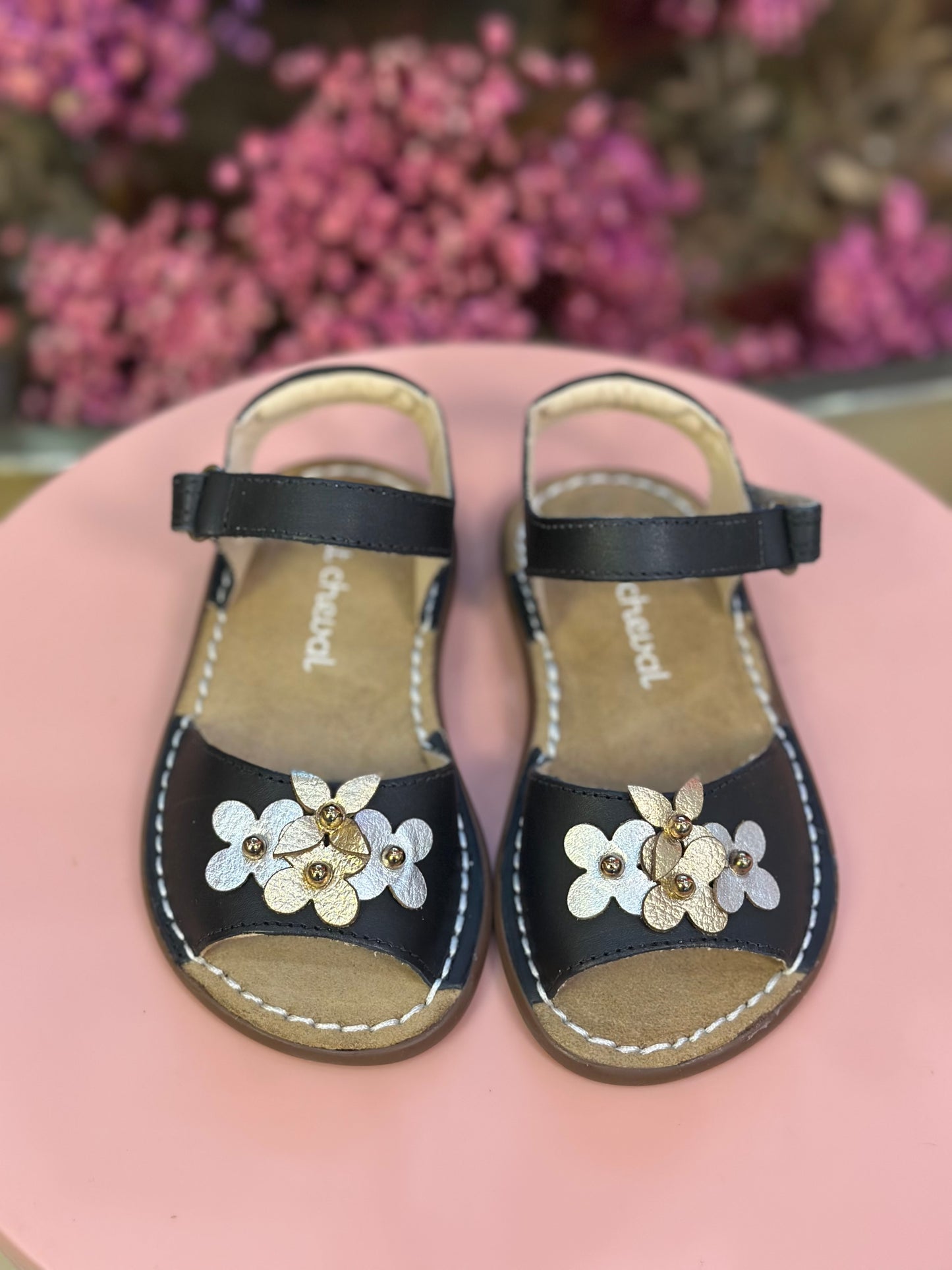 Sandália Infantil Jardim Noir - Petit Cheval