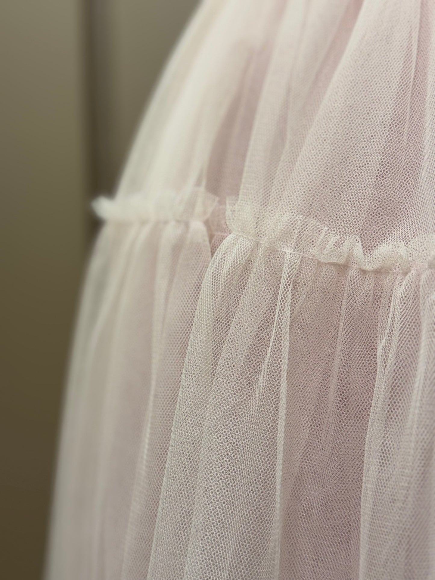 Vestido Infantil Festa Tule Rosa Borboletas 3D - Petit Cherie
