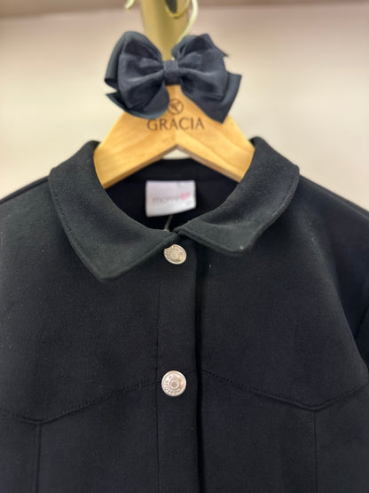 Jaqueta Infantil de Suede com Franjas - Momi