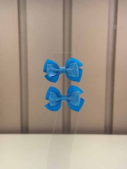 Laço Infantil Special Boreal Azul Celeste Parzinho P - Gracia